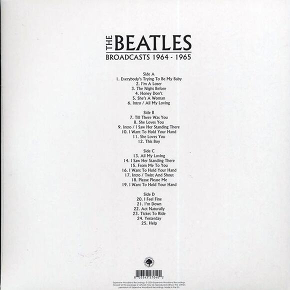 The Beatles Vinyl Lot of 4 Live & Broadcast Albums 1958–1966 Rare Collection - Picture 8 of 10